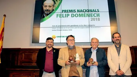 Unió de Pagesos va lliurar els Premis Nacionals Felip Domènech a l&#39;IEI