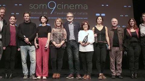 Acte de clausura de la novena edició del festival Som Cinema de Lleida