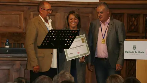 Imatge de l'acte solemne de celebració dels 30 anys del Grup Cultural Garrigues