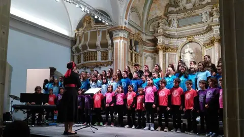 La Coral infantil Nova Cervera i el Cor Juvenil del Patronat de Música d'Eivissa 2