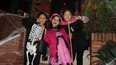 Participants del Jalogüing 2018 d'Alpicat en el marc de la Festa de la Castanyada