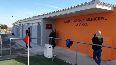 Inauguració Almenar vestidors portada
