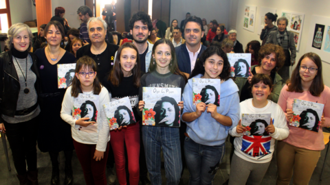 Presentació del llibre a la Biblioteca Comarcal de Tàrrega.JPG