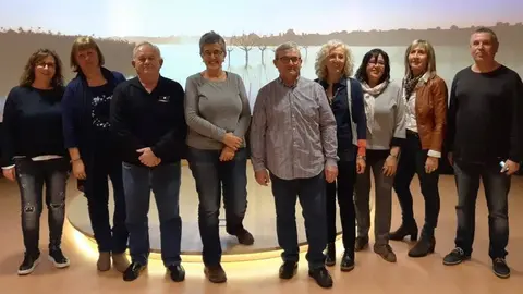 Els membres de la nova junta de l'AECC de Vila-Sana