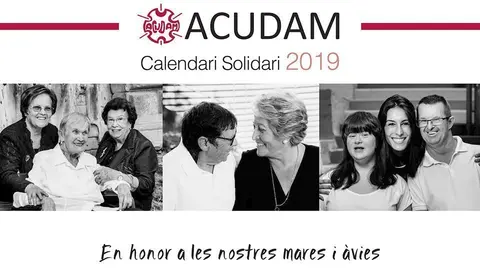 Imatge del calendari solidari d'Acudam