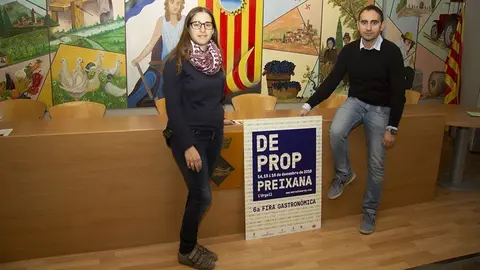 Sandra Heras i Jaume Pané presenten la Fira De Prop