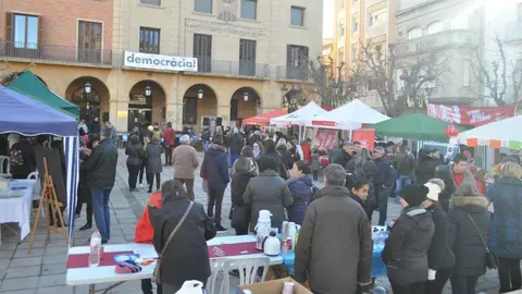 La Marató de TV3 a Mollerussa en l'edició del 2017