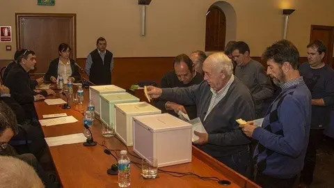 Votacions a les eleccions del Canal d'Urgell