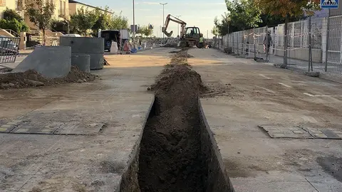 Obres Clavegueram que es realitzen a Torrefarrera