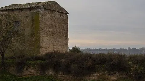 Construcció de tàpia en el terme d'Ivars d'Urgell ©JosepAPérez