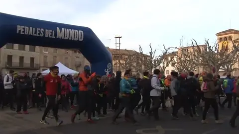 Participants en la Marxa de la Boira