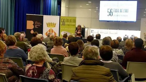 L'Espai de la Fundació Alícia plena de gom a gom durant la presentació nacional de la 56a Fira de l'Oli.