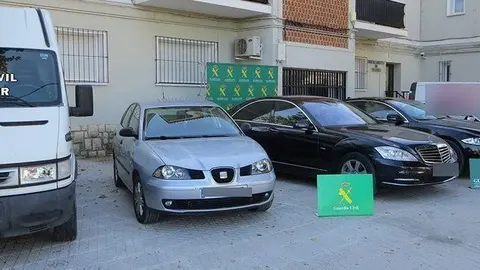 Vehicles encautats als membres de la xarxa de delinqüents