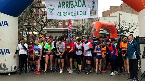Sortida de la Cursa de l'Oli de les Borges Blanques