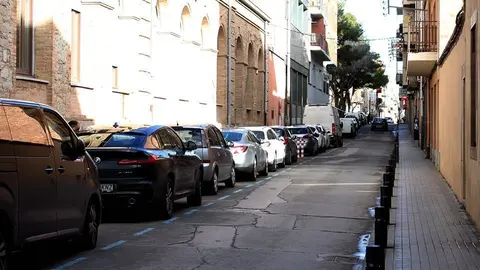 Aspecte actual del carrer de Jacint Verdaguer, el projecte de reurbanització del qual ha aprovat l'Ajuntament de Tàrrega