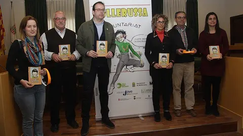 Presentacio del projecte Obrim camí al Voluntariat, amb la Vai com a protagonista