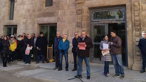 Aturada de les administracions i dels veïns de Tàrrega