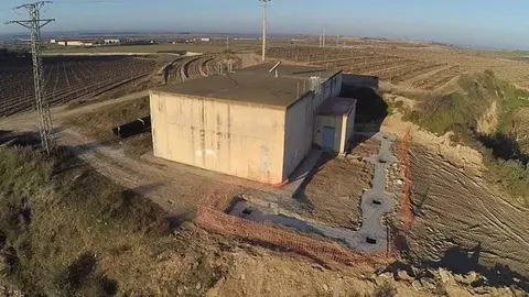 Instal·lacions de la nova planta potabilitzadora de la Segarra a Verdú