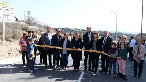 Acte inaugural de l'arranjament de la carretera entre Bellmunt, Penelles i Castellserà