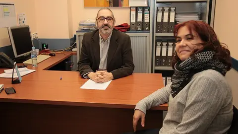 Xavier Romera, director de CEINA, i Montse Guiu, directora adjunta 1