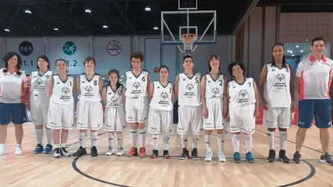 Equip de bàsquet que participa en els Special Olympics World Games 2019