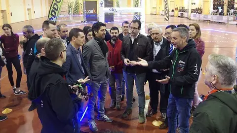 Visita conseller Puigneró a la Mollerussa Drone Party 2019