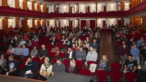 Participants en l'Aplec de joves del camp en el marc de la Fira de Sant Josep de Mollerussa