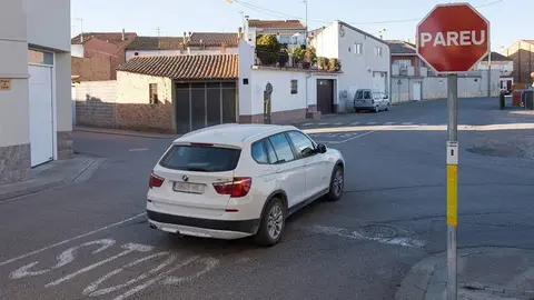 Una de les senyals de Pareu instal·lades a Torrelameu