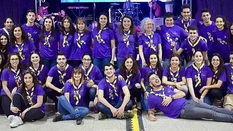 Els monitors i responsables de l'Esplai La Costereta de Bell-lloc