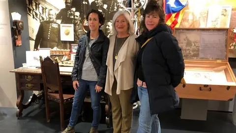 Visita de la besnéta de Francesc Macià a l'Espai Macià.