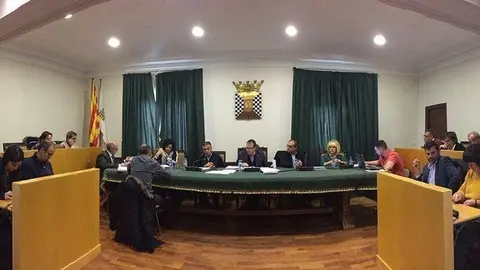 Imatge d'arxiu de sessió plenària de l'Ajuntament de Mollerussa