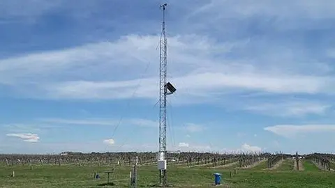 L'estació meteorològica automàtica que l'SMC té a Raimat