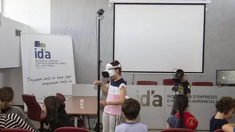 Aula de realitat virtual en la Jornada de Transformació Digital a Bell-lloc 1