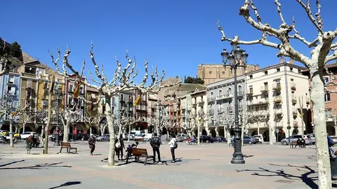 La plaça Mercadal de Balaguer