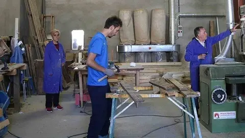 La fusteria que gestiona el  Centre Ocupacional del Grup Alba 3