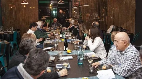 Eduard Carulla en el Sopar maridatge amb Tomàs Cusiné