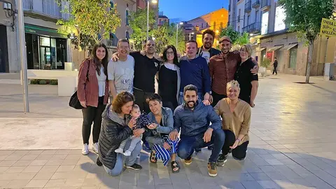 Impulsors del Vermut solidari Plaça Manuel Bertrand de Mollerussa