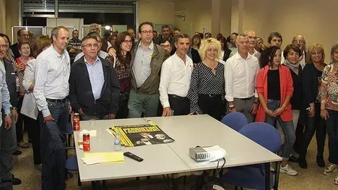 Marc Solsona i l'equip de Junts per Catalunya de Mollerussa