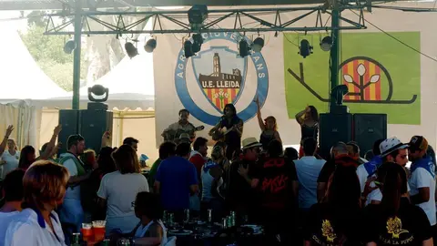 Imatge de les penyes a l'Aplec del Caragol del 2019