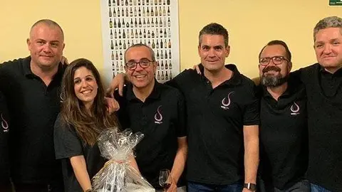 Els responsables de l'Associació Tastavins de Juneda