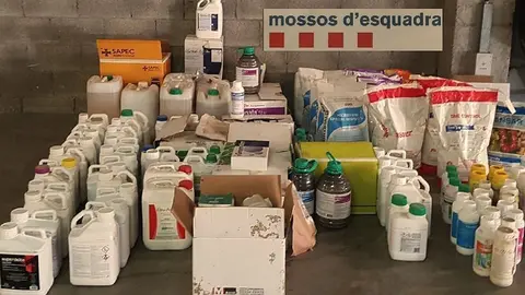 Material sostret en els robatoris en explotacions agrícoles del Segrià