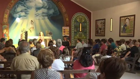 Concert del duet femení Cindy Izzillo i Ira Prat  a l'ermita de Montalbà, en el Festival Tastasons