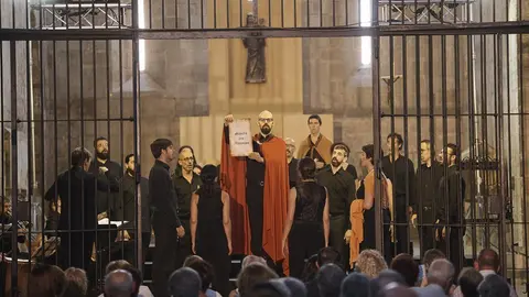 Cor de Cambra del Palau de la Música Catalana, amb el grup instrumental La Caravaggia