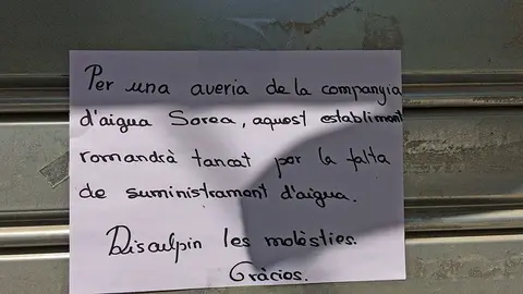 Establiments de Mollerussa que han tancat tot el matí