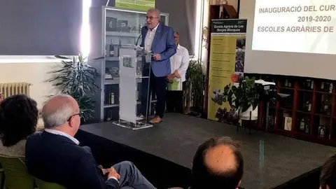 Inauguració del curs de les Escoles Agràries de Catalunya a les Borges Blanques
