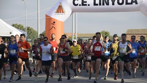 Sortida de la Cursa del Caragol 2019 de Linyola