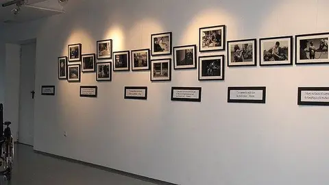 La instal·lació d'Ivan Parra 'Viure sobre rodes'