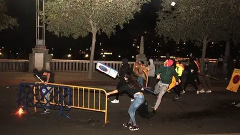 Enfrontaments Policia 18 octubre Lleida