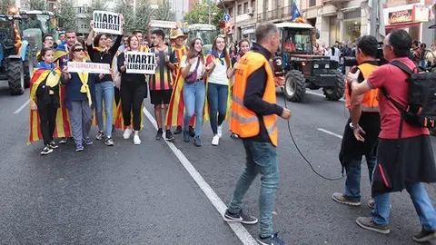 Vaga multitudinària a Lleida Portada