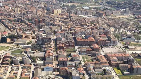 IMATGE D'ARXIU · Vista general del nucli urbà de Tàrrega